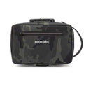 Porodo ANTI -THEFT Leather Storage Bag Charging Connectivity With Lock 8.2 Light-Camo Green