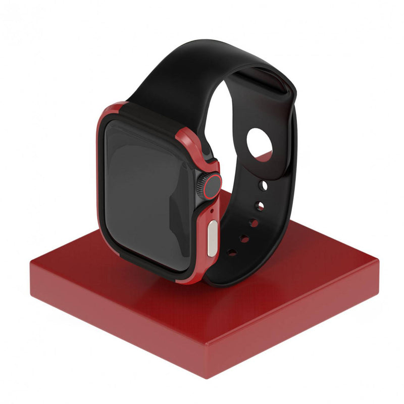 Green Lion Iron Shield Case Compatible for Apple Watch 40mm - RED