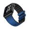 Viva Madrid Venturx Leather Strap For Apple Watch 42/44mm-Eventide Blue